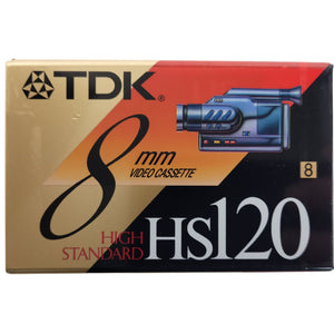 TDK hs120 8mm Tape