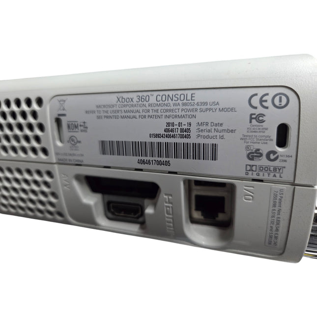 Xbox 360 Console White HDMI System with 120GB Hard Drive – Jasper