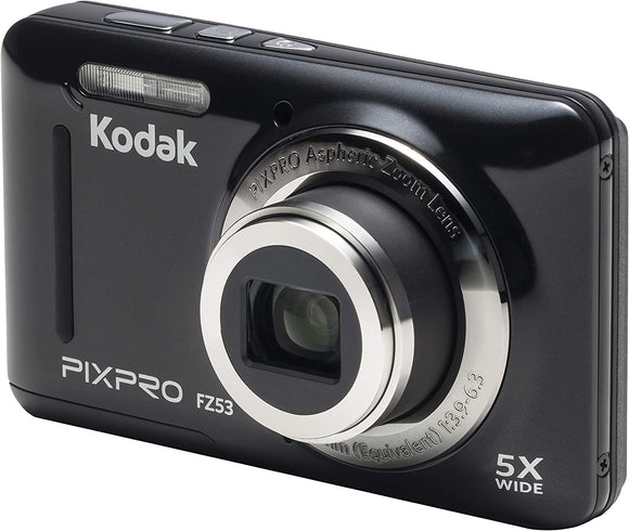 Kodak PIXPRO FZ53-BK 16MP Digital Camera with 5X Optical Zoom and 2.7