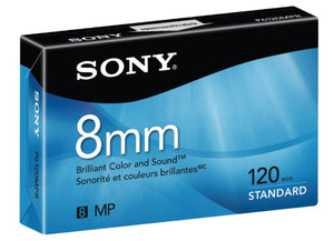 Single Standard Blank 120-min 8mm Tape
