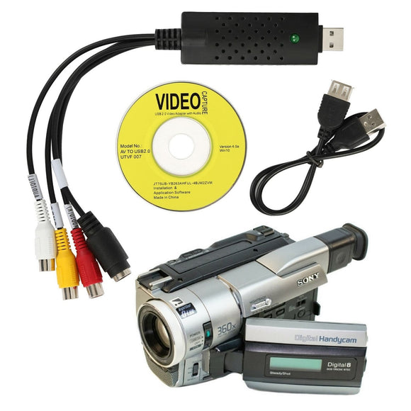 Sony Camcorder for 8mm Digital8 Hi8 Tape Transfer to Computer USB and DVD