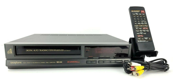 Broksonic VCR VHS Player Recorder With Remote VHSA-6741CC