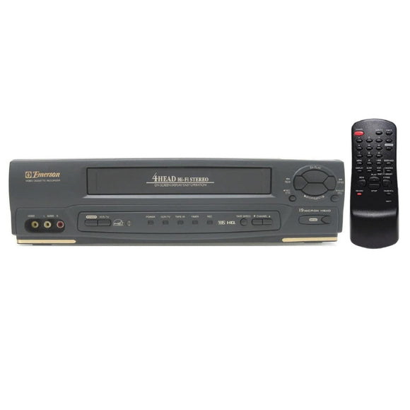 Emerson EWV401B Hi-Fi 19 Micron 4 Head VHS VCR
