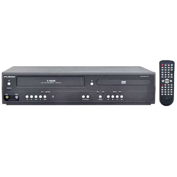 FUNAI DVD VCR Combo Player 4 Head Hi-Fi VHS Video w/ Remote DV220FX4 tekrevolt