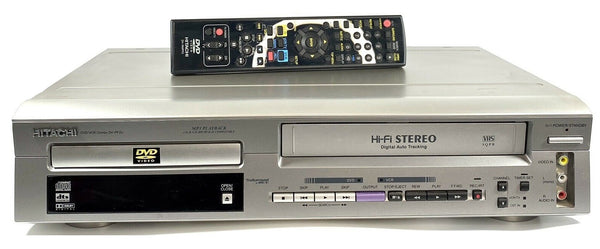 ② Hitachi DVD VCR VHS DV-PF4E Cassettes vidéo Lecteur DVD CD — Lecteurs  vidéo — 2ememain