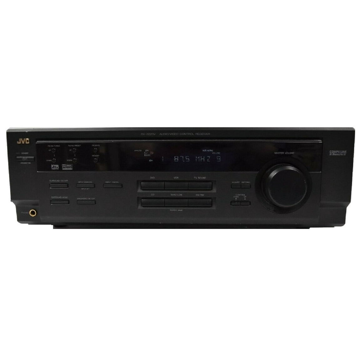 JVC RX5020VBK 5.1 Dolby Digital Pro Logic II Surround Sound DTS A/V R