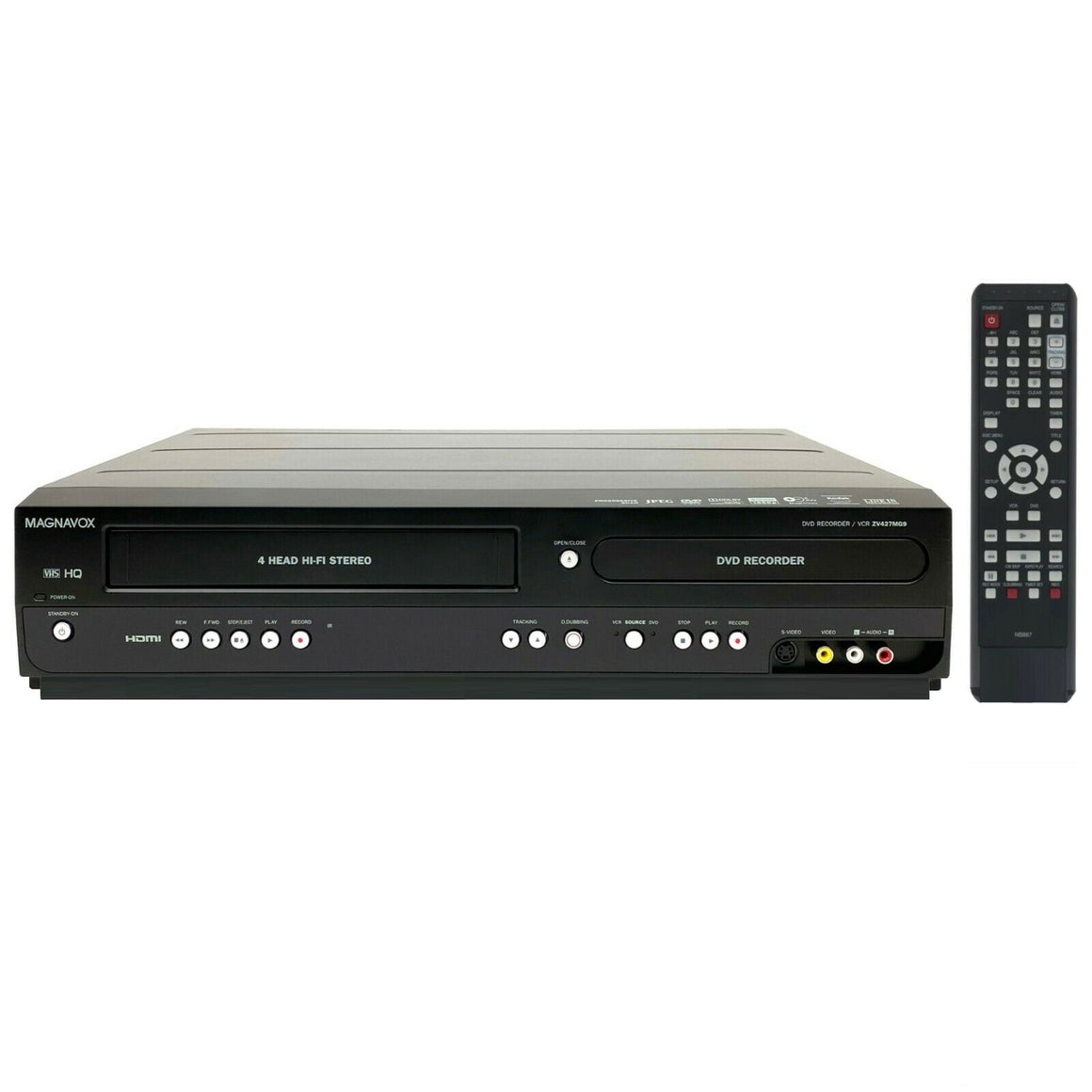 Magnavox ZV427MG9 DVD VCR Combo Player VHS to DVD Recording HDMI 1080p ...