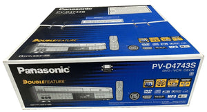 NEW Panasonic 4 Head HI-FI Stereo DVD/VCR Combo PV-D4743S Deck Factory Sealed