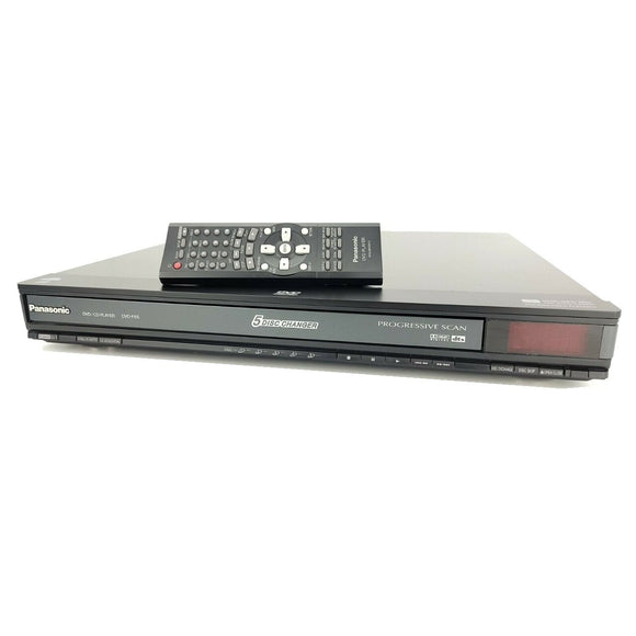 TekRevolt Panasonic DVD-F65 Ultra Slim DVD CD 5 Disc Changer Player Dolby DTS Black 037988406760