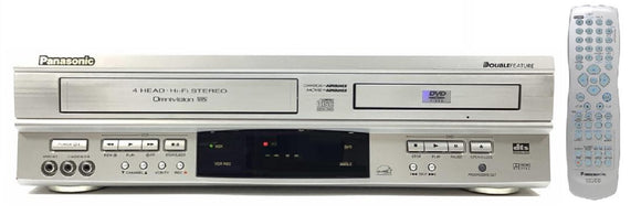 Panasonic PV-D4762 DVD VCR Combo Double Feature Silver
