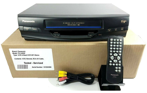 Panasonic PV-V4520 4-Head VCR HiFi Stereo
