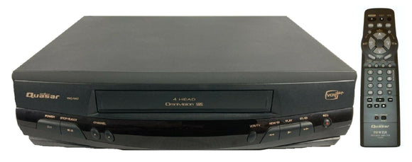Quasar VHQ-940 VCR VHS 4-Head Video Cassette Recorder