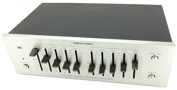 Vintage Realistic 31-1988 Frequency Equalizer 5-Band EQ