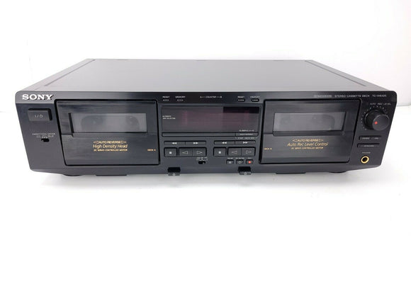 SONY TC-WE425 Dual Cassette Stereo Tape Deck SERVICED | NEW BELTS