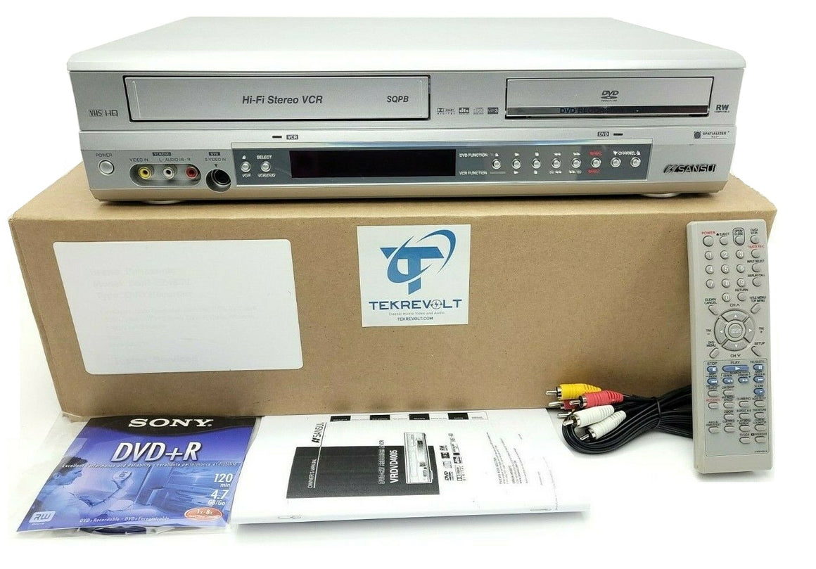 Sansui DVD Recorder Player VCR VHS Combo VRDVD4005 TekRevolt