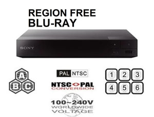 NEW Sony S1700 REGION FREE BLU-RAY Player 1080P Multi Zone All Region