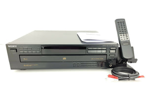 Sony CDP-C335 5 Disc Compact Disc CD Changer Player w/ Remote
