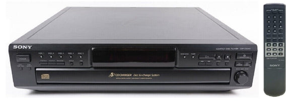 Sony CDP-CE345 5 Disc Carousel CD Player Deck