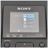 Sony DVDirect VRD-MC10 DVD Recorder Screen
