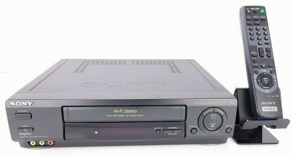 Sony SLV-688HF VCR VHS Player & Recorder With Remote & Cables - Refurbished