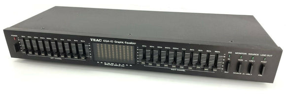 TEAC EQA-10 Stereo Graphic 10 Band EQ Equalizer