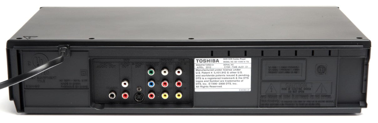 Toshiba SD-V296 reproductor de DVD VCR sin sintonizador
