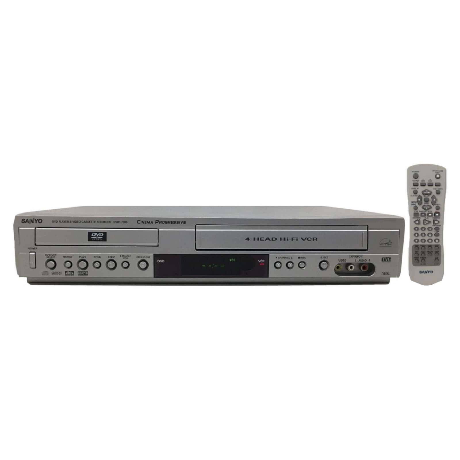 Sanyo DVW7000 DVD VCR Combo Player VHS Recorder TekRevolt