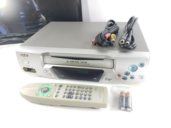 Sanyo VWM-390 4-Head Video Cassette Recorder VCR VHS Player