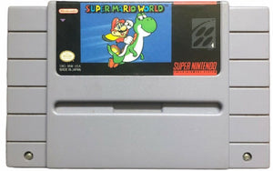 Super Nintendo SNES Super Mario World Authentic Game