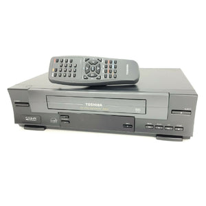 Toshiba 4-Head Video VCR VHS Recorder W-55