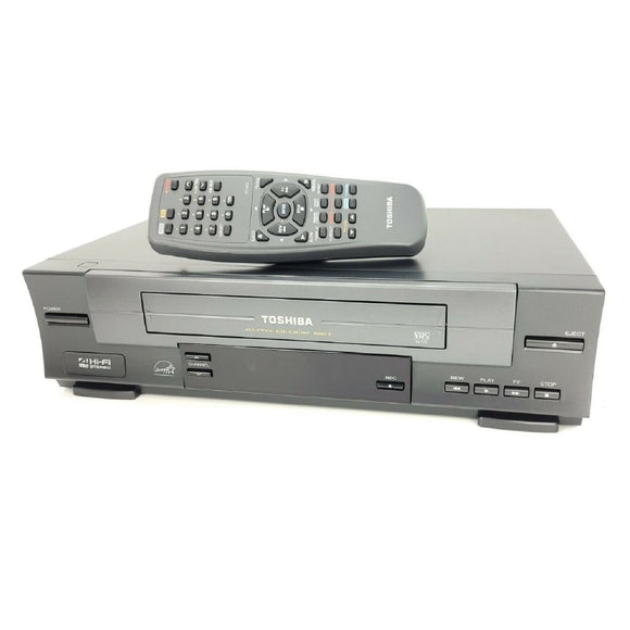 Toshiba 4-Head Video VCR VHS Recorder W-512